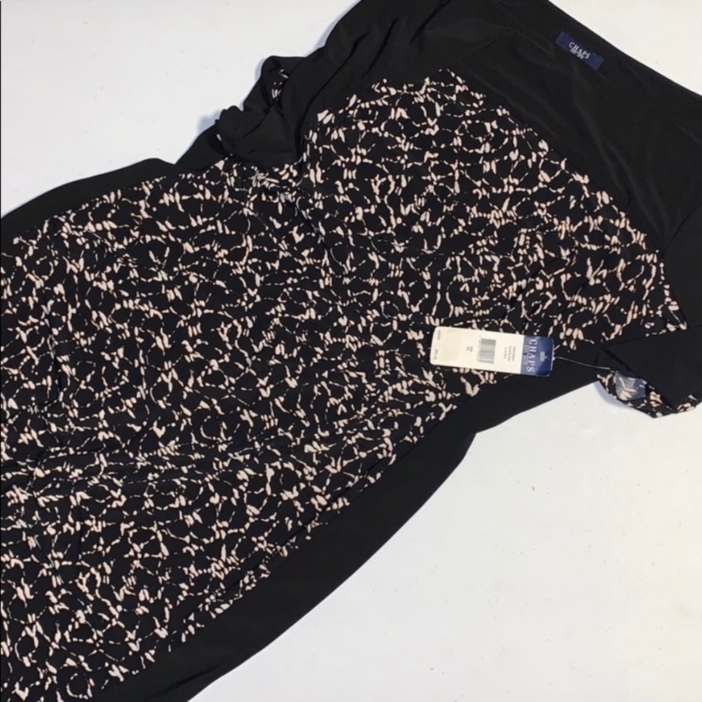 Chaps, knee length dress NWT